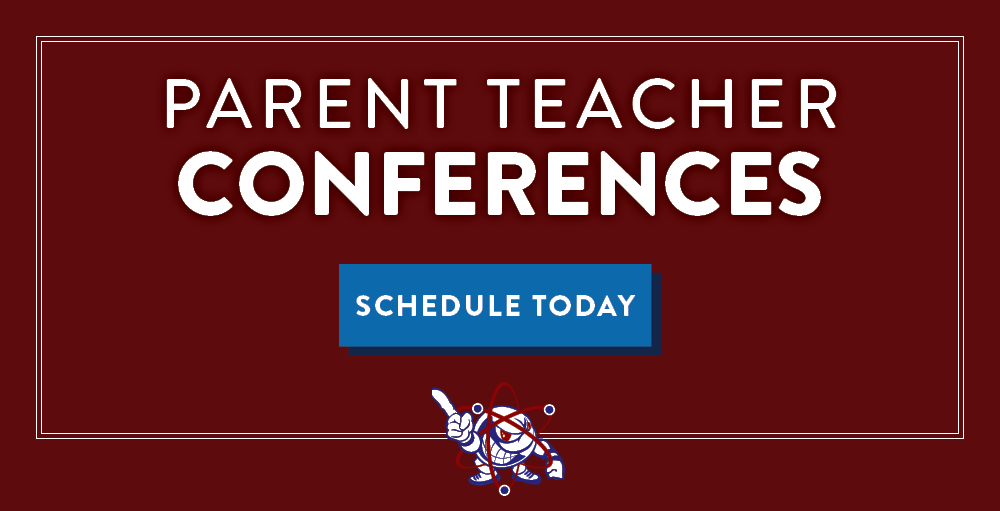 Elementary school parent teacher conferences are October 17th from 5:00 to 7:00 PM. Middle school parent teacher conferences are October 10th from 5:00 to 7:00 PM