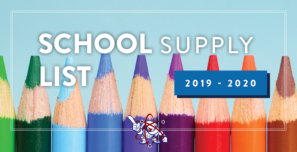 The 2019 - 2020 School Supply Lists are now live on the website. Click on the Supply List section to view your students complete list today.