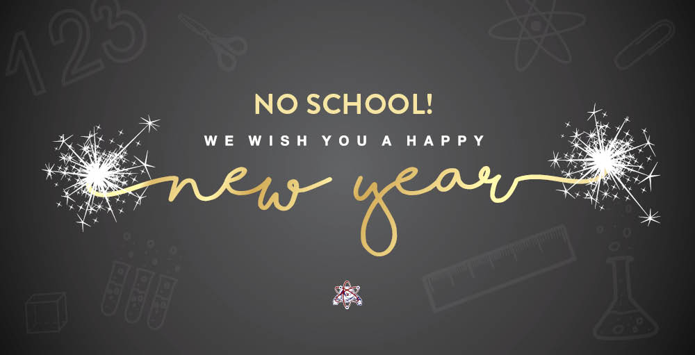 In observance of New Year's Day there will be no school on Saturday, January 1st 2022. We look forward to seeing the Atoms on Monday, January 3rd, 2022.