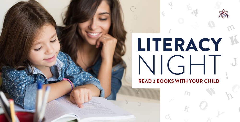 Syracuse Academy of Science elementary school is hosting a Virtual Literacy Night from November 15th through November 19th. Families are encouraged to read 3 books to their students.