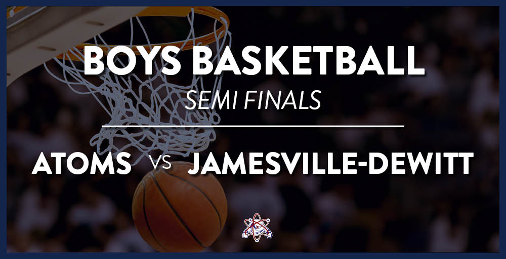 Syracuse Academy of Science boys basketball will take on Jamesville-Dewitt in the Semifinals on Friday, February 25th at 5:30 PM at Onondaga Community College’s SRC Arena.