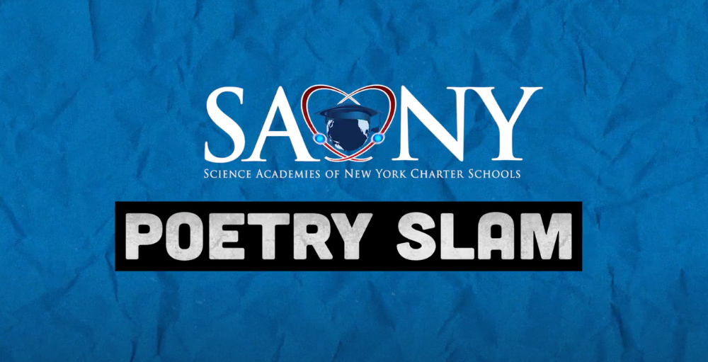 Syracuse Academy of Science elementary school students learn about poetry and wrote their own poem for a Poetry Slam Competition. 