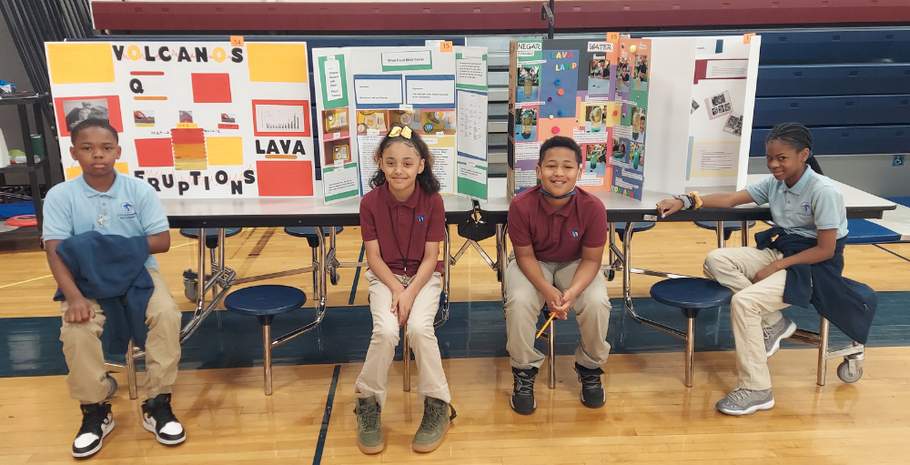 Atoms Participate in the End-Of-Year Academic Fair