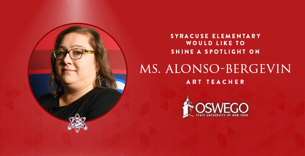 Syracuse Academy of Science Highlights Art Teacher, Ms. Alonso-Bergevin 