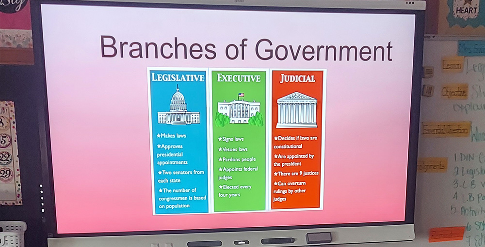 Syracuse Academy of Science Scholars Learn about Branches of Government