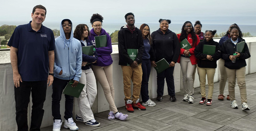 High Schoolers from Syracuse Academy of Science Tour SUNY Oswego Campus