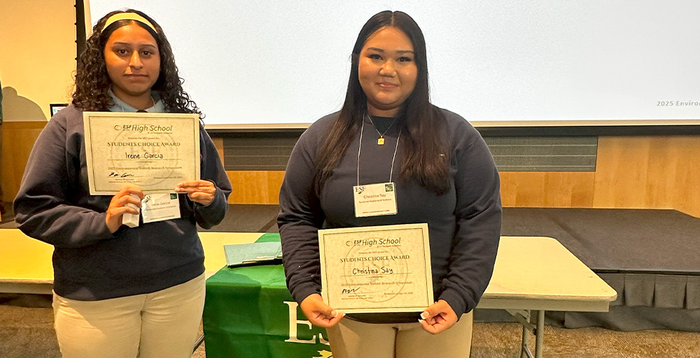 Syracuse Academy of Science High School Scholars Make Waves at Environmental Summit